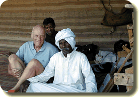 Herr Hassanun mit Enkelsohn und  mir 